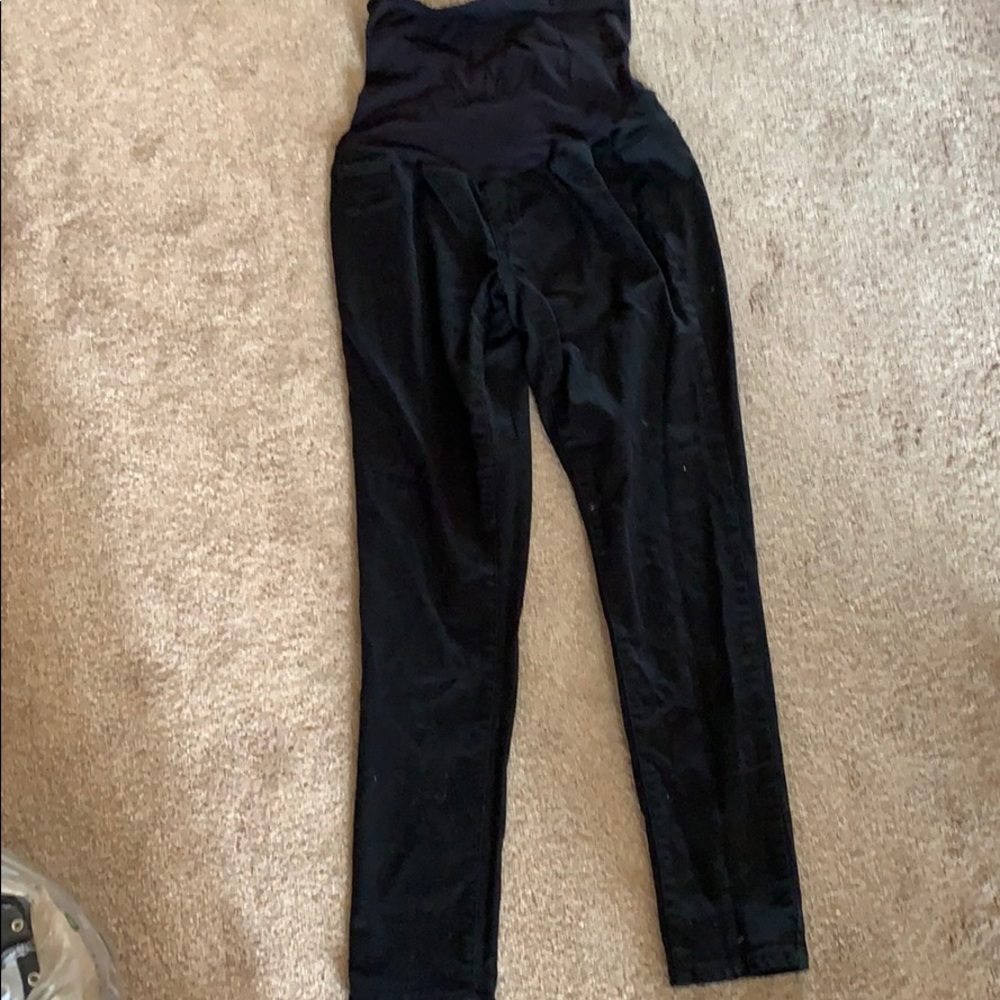 Black maternity pants